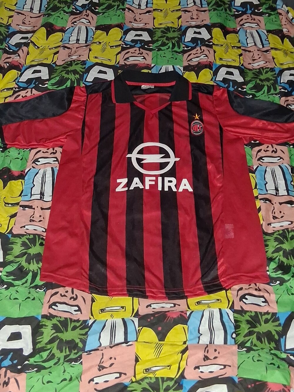 Y2K Opel Shevchenko AC Milan Fly Emirates Vintage Soccer Jersey Football